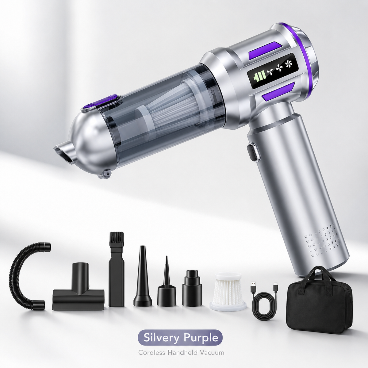 20000Pa 4-in-1 Smart Car Vac
