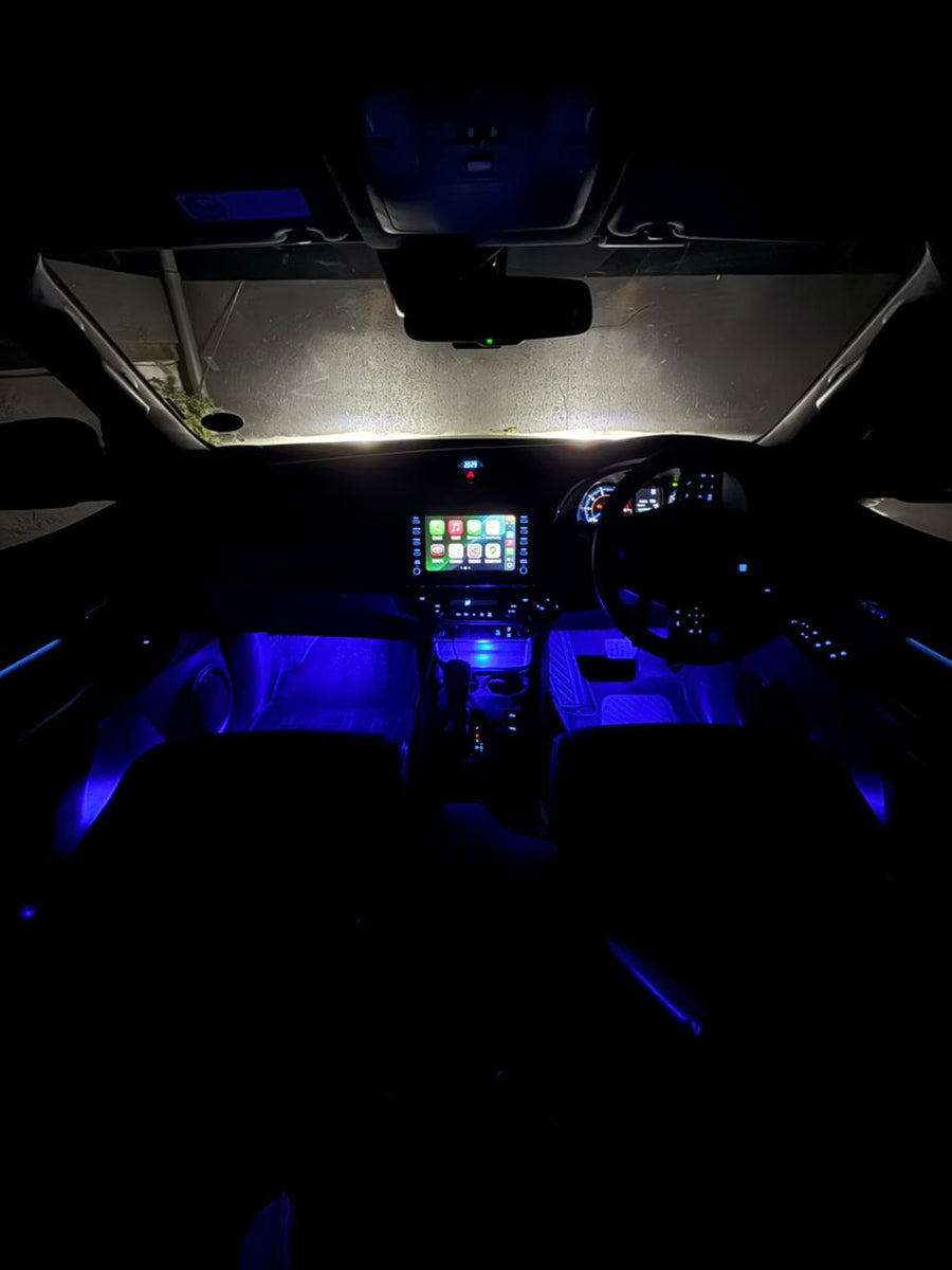 Car Interior RGB Vibe Lights – Wireless 6/8 Piece Kit