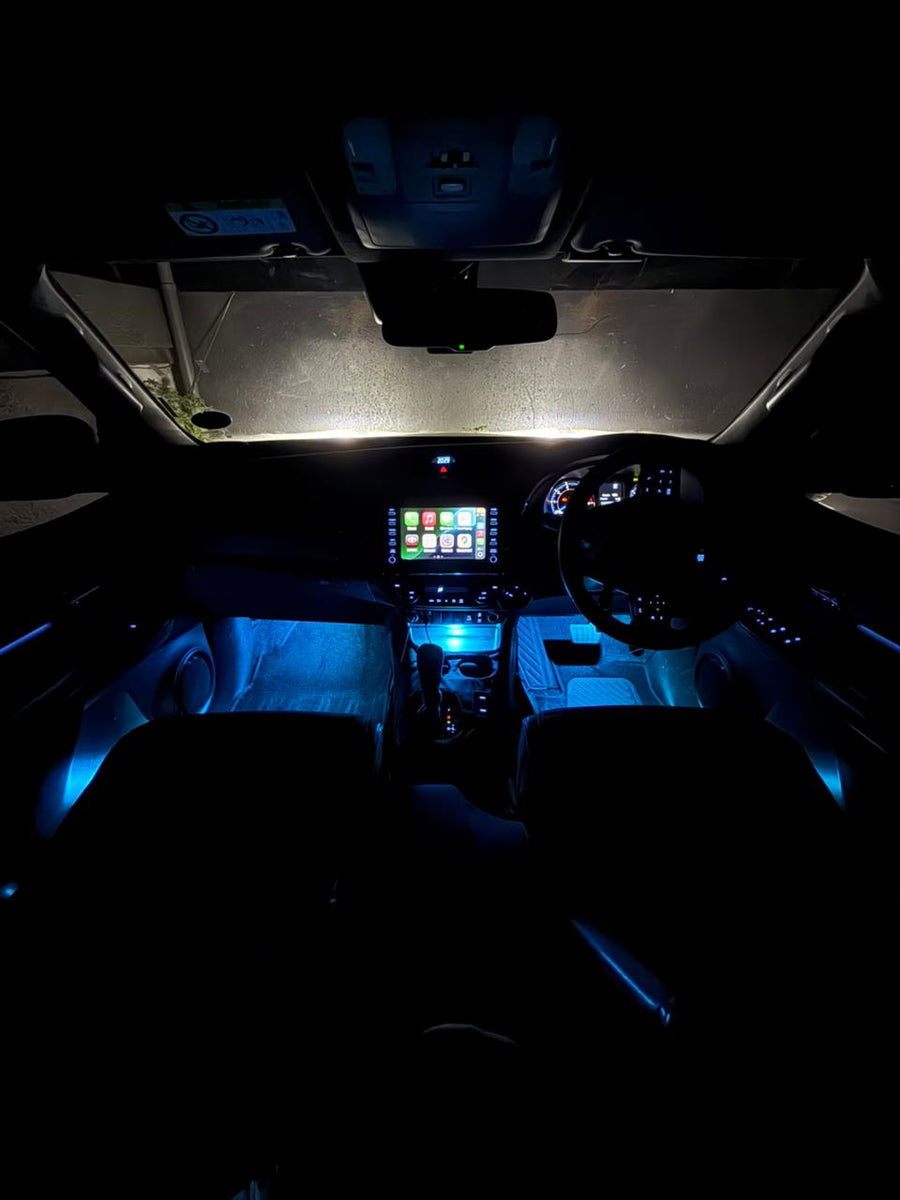 Car Interior RGB Vibe Lights – Wireless 6/8 Piece Kit