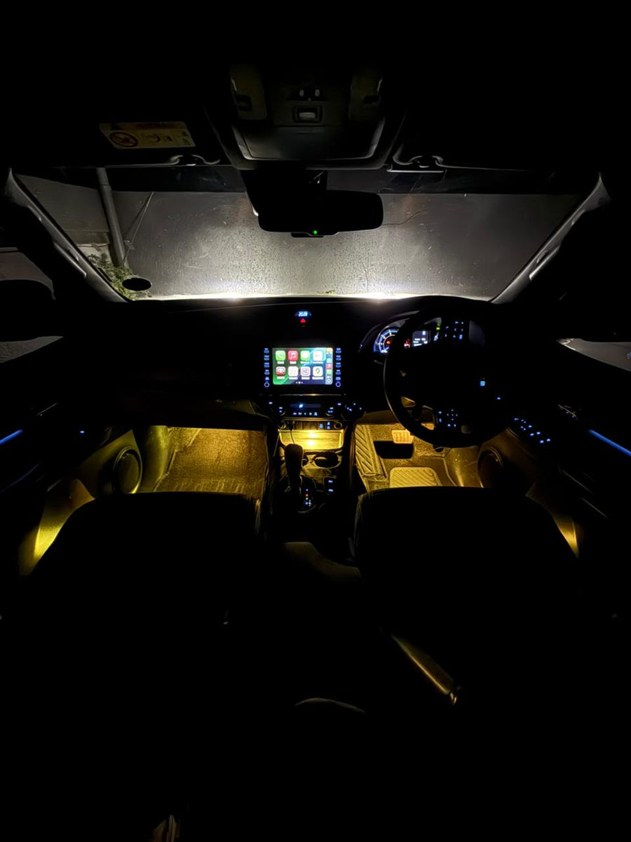 Car Interior RGB Vibe Lights – Wireless 6/8 Piece Kit