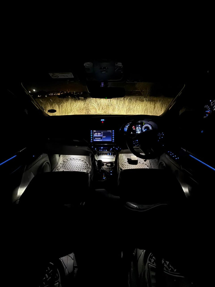 Car Interior RGB Vibe Lights – Wireless 6/8 Piece Kit
