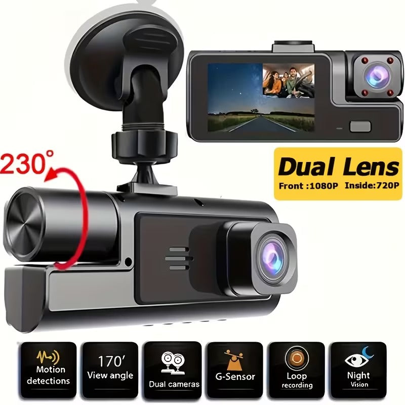 Dual Front & Inside Dash Cam