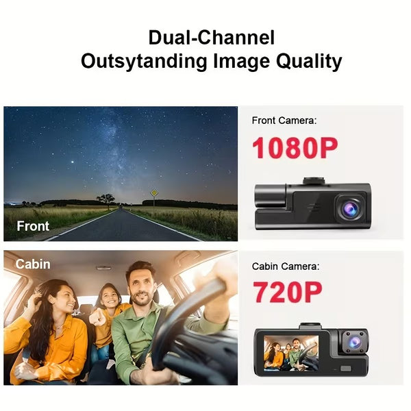 Dual Front & Inside Dash Cam