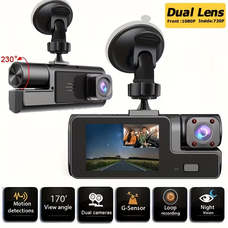 Dual Front & Inside Dash Cam
