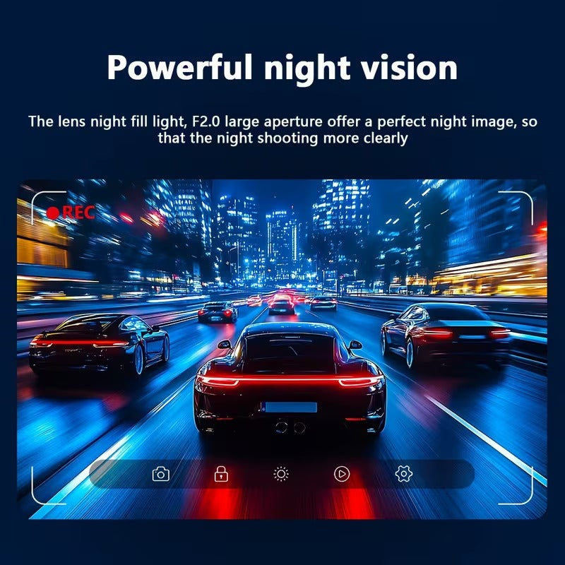 Dual Front & Inside Dash Cam