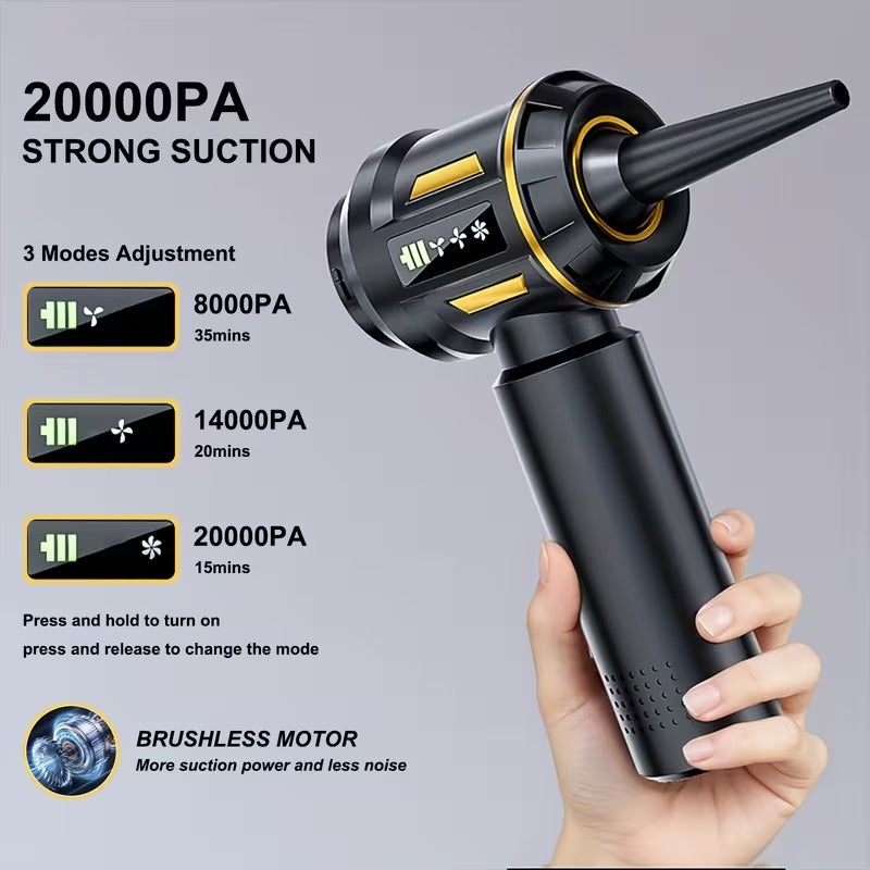 20000Pa 4-in-1 Smart Car Vac