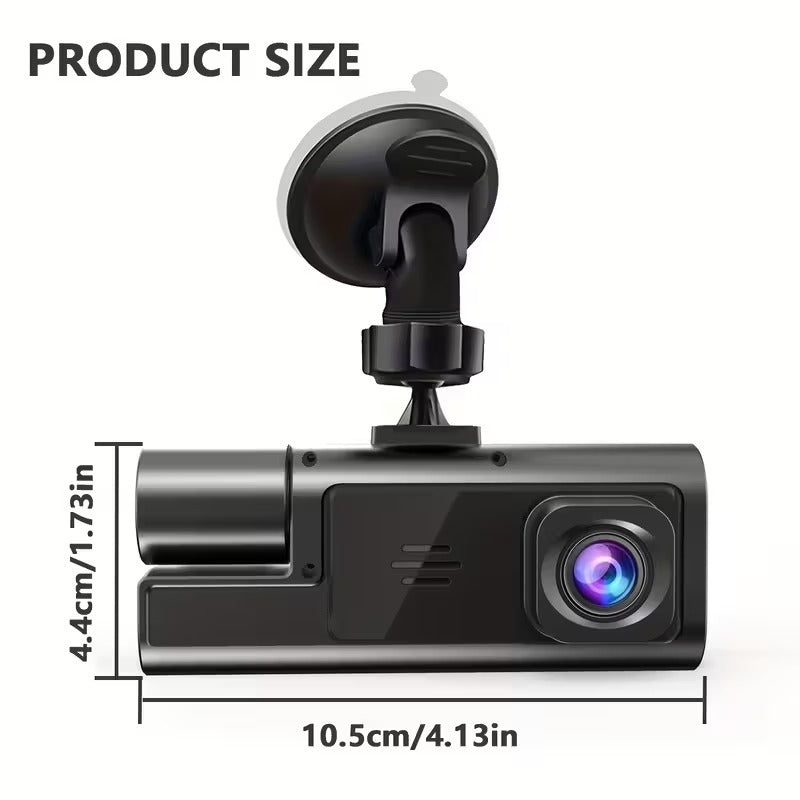 Dual Front & Inside Dash Cam