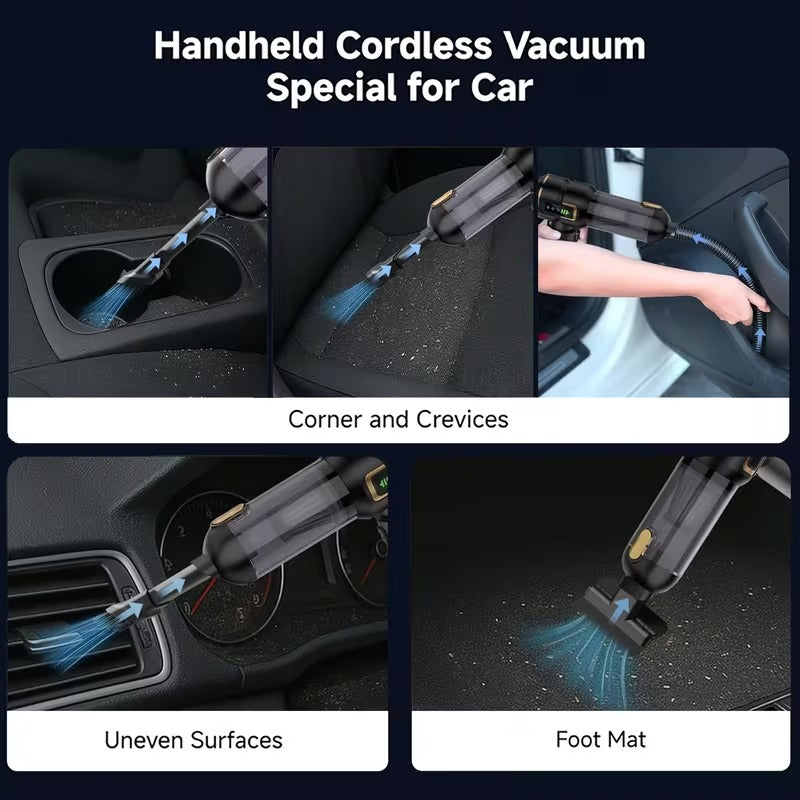 20000Pa 4-in-1 Smart Car Vac